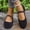 A-Black, variant on Women's Slip on Loafer Shoes - Mesh Casual Ballet Flat Nurse Walking Sneakers Knit Round Toe Casual Memory Foam Shoes Brown 7.5(40)