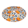 thumbnail image 2 of KLL Christmas Tree Skirt,Party Decorations Farmhouse for Christmas Decorations Holiday Party 30" -Blue Orange Pumpkin fall, 2 of 6