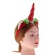 thumbnail image 5 of Decorativo de cuerno de tul flor diadema tela banda para el cabello elegante Halloween Navidad niños adultos accesorios rojo, 5 of 8