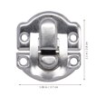 thumbnail image 2 of HORIALENCE 50pcs Decorative Box Latches Iron Silver For Home Office Use, 2 of 5