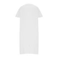thumbnail image 6 of Dgankt Summer Dresses for Women 2025 Women's Loose Fit V Neck Short Sleeve Tunic Solid Color Shift Dress on Clearance, 6 of 7