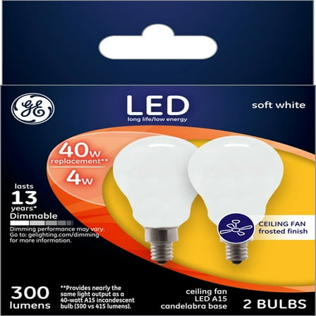 GE LED Soft White Light Bulb