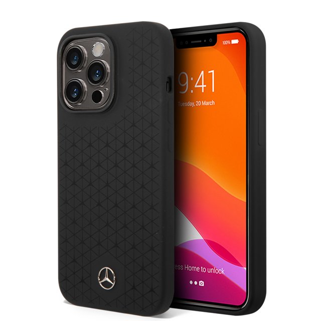 Funda de Silicona Mercedes Benz Estrella para iPhone 14 Pro