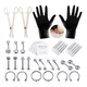 thumbnail image 1 of Kit De Piercings De Acero Inoxidable 43 Piezas, 1 of 5