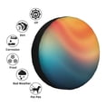 thumbnail image 4 of Sikiie yellow orange and teal Tire Cover Wheel Protectors Tyre Covers Weatherproof Wheel Covers Universal Fit for Trailer Rv SUV Truck Camper Travel Trailers-16 inch, 4 of 6