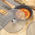 thumbnail image 4 of Bearachild Sartén Protector contra salpicaduras Aparatos de cocina prácticos Seguro con mango plegable Accesorios de cocina Malla de pantalla de grasa Cocina y Comedor 29CM Bearachild HA060067-02, 4 of 6