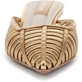 thumbnail image 3 of Franco Sarto Women's Marlina Kitten Heel Mule Gold 6M, 3 of 6