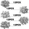 thumbnail image 2 of 60pcs Antique Silver Plated Frog Charms Pendants Alloy Animal Pendant Charms Craft Supplies for DIY Earrings Necklace Bracelet Jewelry Making, 5 Styles, 2 of 7