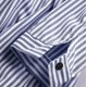 thumbnail image 5 of Gibobby Blusas Casual Camisas con botones Top Cuello largo Blusa Manga Mujer Turn-down Stripe Blusa suelta para mujer（Azul marino， M), 5 of 5
