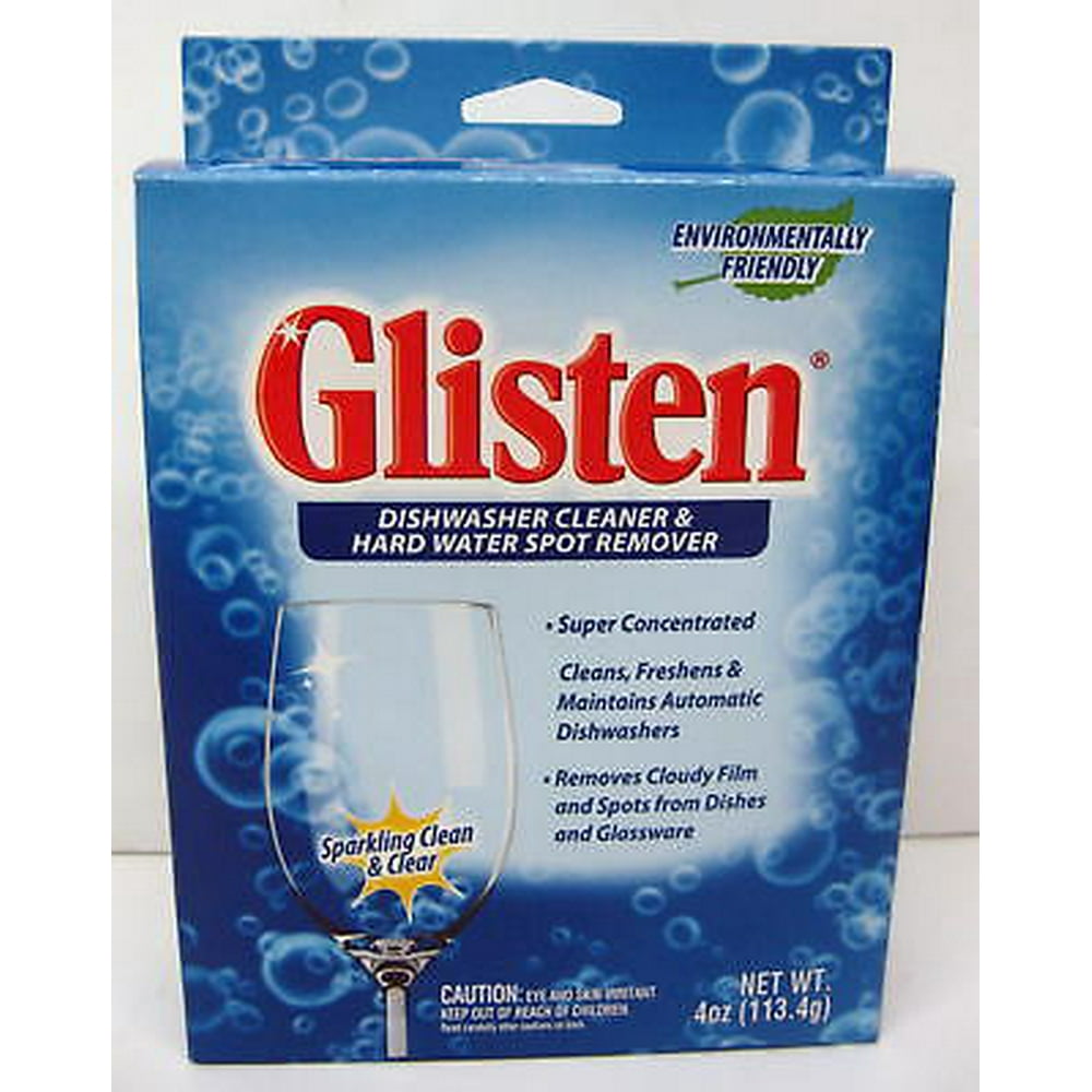 Glisten 2in1 Dishwasher Cleaner and Hardwater Spot Remover Walmart