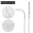 thumbnail image 2 of LHX Tbestmax 300 Pcs Disposable .. Spoolies, Mascara Wand Eyelashes .. Brushes Applicator for Eyebrow .. Eye Lash Extension Pink .. Stick White Head, 2 of 3