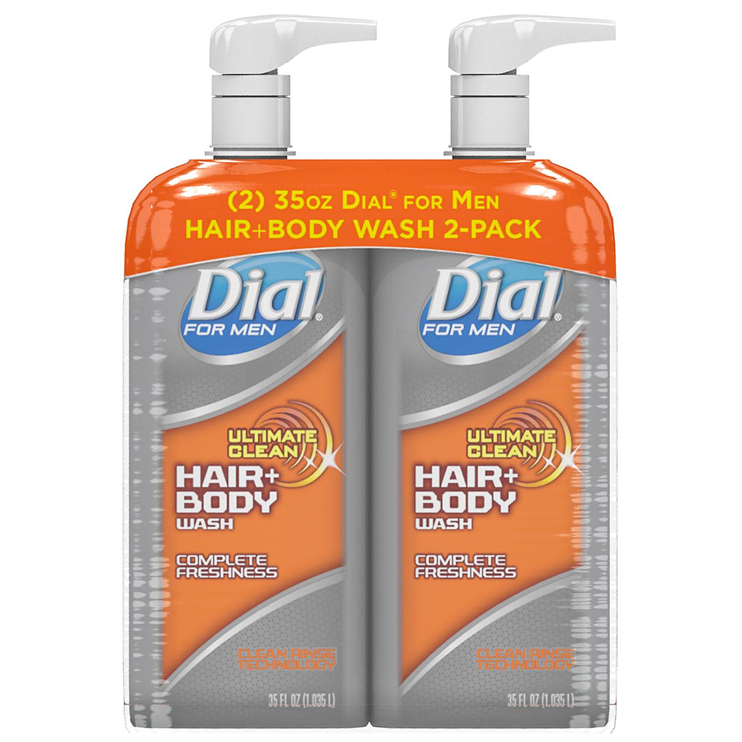 Dial for Men Ultimate Clean Hair + Body Wash, Ultimate Clean (35 fl. oz
