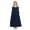 hwj# Dark Blue412, variant on Huowey Kids Toddler Girls Spring Dress Long Sleeve Solid Crewneck Patchwork Soft Breathable High Waist Loose Fit Long Dresses Lightweight Floor Full Length Casual Holiday Dailywear,Black,5-6 Years