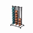 thumbnail image 3 of Nespresso Pod Storage Rack - Premium Black Spray-Coated Steel Holder with 42-Capsule Capacity, Sleek Space-Saving Design for Kitchen Countertops, Durable Export-Quality Organizer (Model YZ1366), 3 of 4
