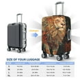 thumbnail image 5 of Bingfone Majestic Cosmic Lion Luggage Cover Washable Suitcase Cover Protector Anti-scratch Suitcase cover Fits 18-32 Inch Luggage (No luggage included), 5 of 8