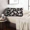 thumbnail image 6 of Xecao black white Skull bone for Decorative Throw Pillow Case for Couch,Sofa or Bed Set,Pillow Cover for Sofa Home Decor Ideal Gift-14"x20", 6 of 6