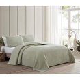 thumbnail image 2 of Beatrice Home Fashions Channel Chenille Bedspread, Queen, Sage, 2 of 3