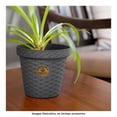 thumbnail image 3 of Maceta Redonda Plásticos La Ardilla Rattan 15 cm Gris Nube, 3 of 4