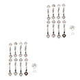 thumbnail image 1 of Inteprter 8Pcs Antique Alloy Door Cabinet Knob Pull Chrome Set Drawer Wardrobe Handle Tipo 1 2piezas, 1 of 6