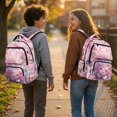thumbnail image 3 of Aplkyhs Backpack for Age 9-18 17 Inch Cherry Blossom Axolotl Large Capacity School Bag Lightweight Durable Bookbag for Students Travel, 3 of 7