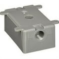 thumbnail image 2 of Carlon E381DR Switch Box, 1 -Gang, 3 -Outlet, PVC, Gray, 2 of 2