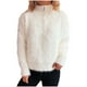 thumbnail image 2 of Ailaofu Womens Fuzzy Fleece Half-Zip Pullover Sweatshirt Fall Lapel Long Sleeve Casual Outerwear, 2 of 5