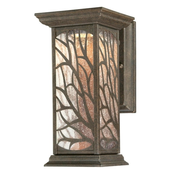 Westinghouse Lighting Westinghouse Glenwillow One-Light LED Outdoor Wall Lantern 8 Seeded Glass
