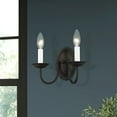 thumbnail image 2 of Livex Lighting Wall Sconce in Black, 2 of 10