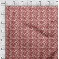 thumbnail image 2 of oneOone Viscose Chiffon Red Fabric Geometric Bandhani Sewing Craft Projects Fabric Prints By Yard 42 Inch Wide, 2 of 4