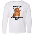 thumbnail image 3 of Inktastic Finally it's Groundhog Day Long Sleeve Youth T-Shirt, 3 of 5