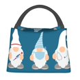 thumbnail image 1 of Lukts Sac à Lunch Infirmière Médecin Motif Gnomes Petit Sac à Lunch pour Hommes Femmes Boîte à Lunch Isolée Mini Sac à Lunch Portable, Sac à Collation Réutilisable, 1 of 6