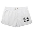 thumbnail image 2 of WILLBEST Short de Plage Imprimé Arbre de Coco en Polyester pour Hommes Sports Mode Loisirs Voyage, 2 of 3