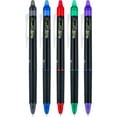thumbnail image 3 of Pilot 17354 0.5 mm Extra-Fine FriXion Synergy Clicker Erasable Retractable Gel Pen - Assorted Ink/Barrel Colors (5/Pack), 3 of 5