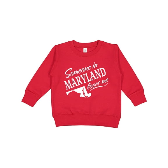 Inktastic Someone in Maryland Loves Me Toddler Sweatshirt