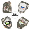 thumbnail image 5 of FORMRS Mini Backpack Purse for Women Travel Daypack Casual Shoulder Bag, Gray Cute Snowmen, 5 of 7