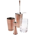 thumbnail image 1 of Barfly Essential Deluxe Mixing Cocktail Kit, Antique Copper (M37131ACP), 1 of 7