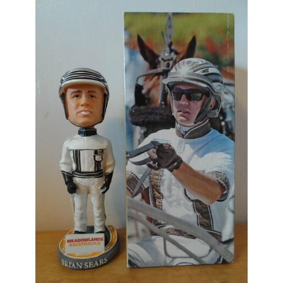 Brian Sears Vernon Downs Horse Race Bobble SGA '08 Bobblehead