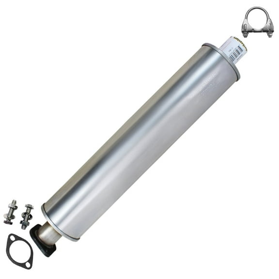 Stainless Steel Exhaust Resonator 2000-2005 Chevrolet Monte Carlo & 1997-2008 Pontiac Grand Prix 3.8L - Direct Fit