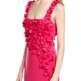 thumbnail image 3 of Badgley Mischka womens  Cutout Appliques Gown, 6, Pink, 3 of 4