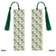 thumbnail image 2 of Kdxio Tropical Flowers Print Metal Tassel Bookmarks,Perfect Gift for Art Lovers and Bookworms Metal Bookmarks for Women, 2 of 8