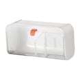 thumbnail image 2 of Organizador de ropa interior de pared con 2 compartimentos, caja de almacenamiento y cajón. Blanco, 2 of 9