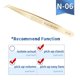 thumbnail image 1 of Pinzas para extensión de pestañas NAGARAKU, herramientas de maquillaje, pinzas no magnéticas de acero inoxidable, pinzas para pestañas postizas, pinzas precisas 3D Dengxun unisex, 1 of 2