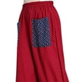 thumbnail image 3 of FASHIONWT Women Summer Print Classic Chino Casual Elastic Waist Ankle-Length Pant, 3 of 4