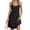 Black, variant on EASYBRAUS Women Sleeveless A Line Summer Dress Casual Solid Color Loose Midi Dress