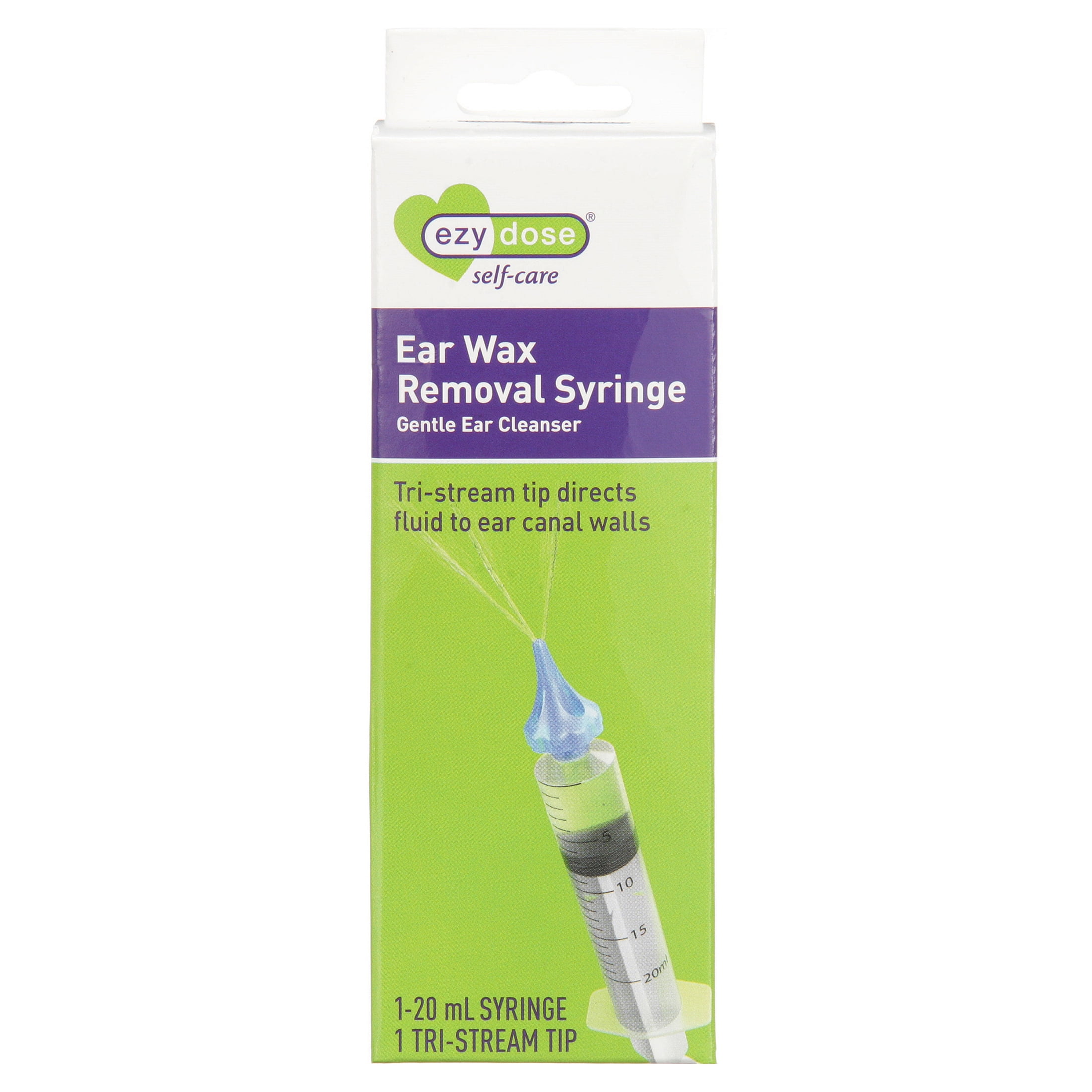 WELLYS Seringue de nettoyage des oreilles, syringe 