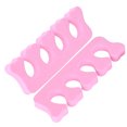 thumbnail image 2 of Tignapoo Pink EVA Sponge Toe Separators - 50 Pack (25 Pairs), Essential Nail Art Tools for Perfect Polish Application and Relaxation, Soft and Comfortable for Salon or Home Use, 2 of 6