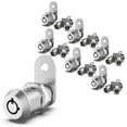 thumbnail image 1 of 6 Pack Upgraded Cam Lock RV Storage Locks, Keyed Alike 5/8 Inch Cabinet Locks for RV Storage Door To, 1 of 5