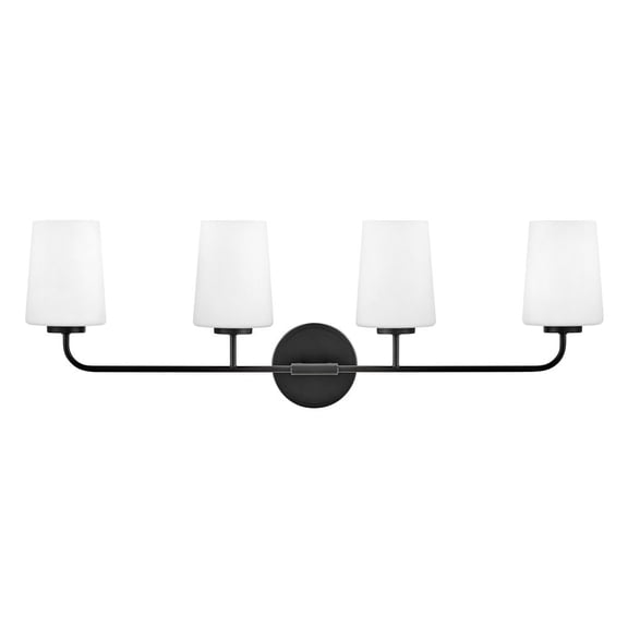 853454BK Lark Kline - 48W 4 LED Bath Vanity-11 Inches Tall and 33 Inches Wide-Black Finish