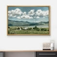 thumbnail image 3 of IDEA4WALL Framed Canvas Wall Art Pastel Valley Vintage Farm Cottage Retro Art Colorful Landscape Vintage Print Farmhouse/Country Relax/Calm for Living Room, Bedroom, Office - 24"x36" Natural, 3 of 5