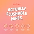 thumbnail image 3 of (4 pack) goodwipes Flushable Butt Wipes, Olipop Peaches & Cream Scented, 3 Pack, 150 Total XL Wipes, 3 of 9